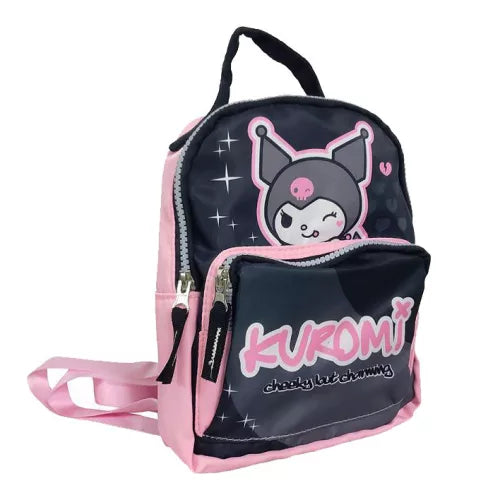 Hello Kitty Kuromi Pink & Black Backpack 23cm