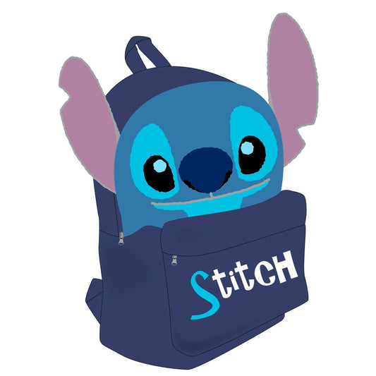 Disney Stitch Head Blue backpack 30cm