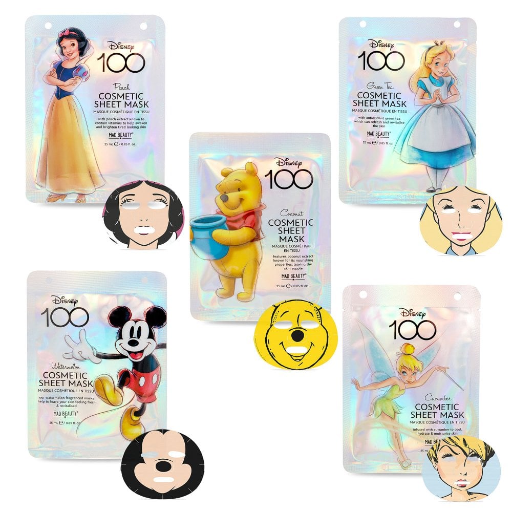 Mad Beauty Disney 100 Face Sheet Mask Collection