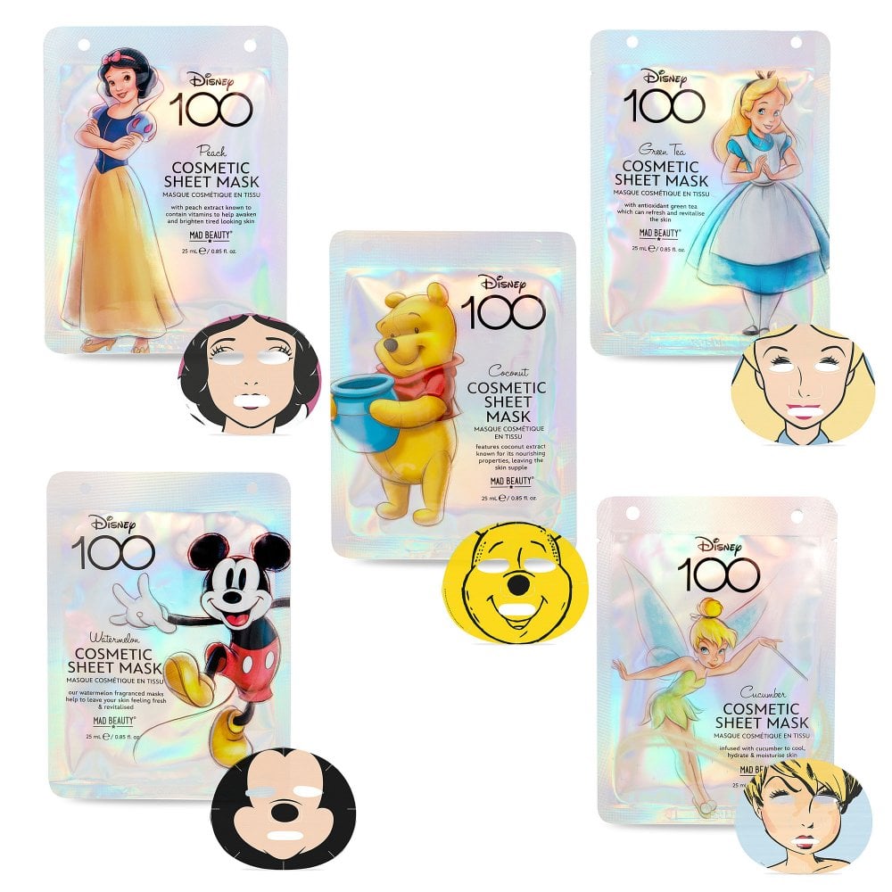 Mad Beauty Disney 100  Face Sheet Mask Collection