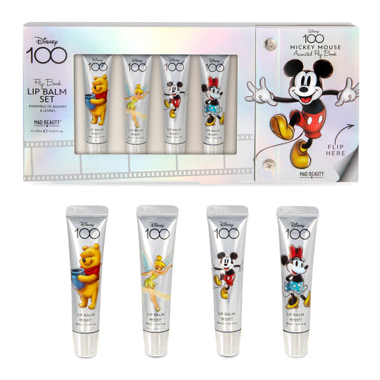 Mad Beauty Disney 100 Mickey Mouse Lip Balm Set