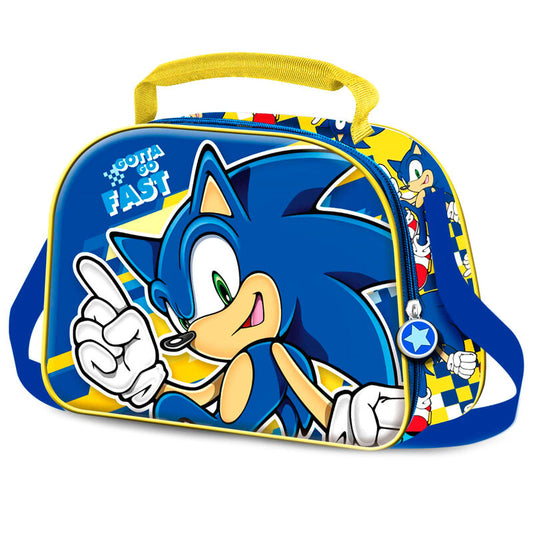Sonic The Hedgehog Fast 3D lunch bag