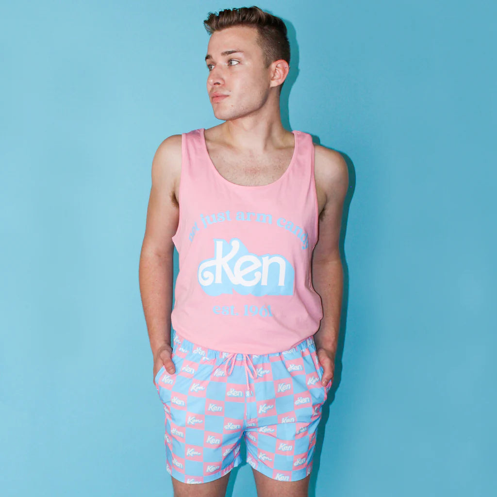 Cakeworthy Babrie - Ken Checkered Shorts Unisex