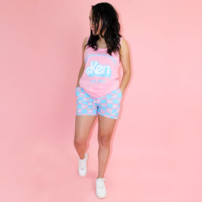 Cakeworthy Babrie - Ken Checkered Shorts Unisex