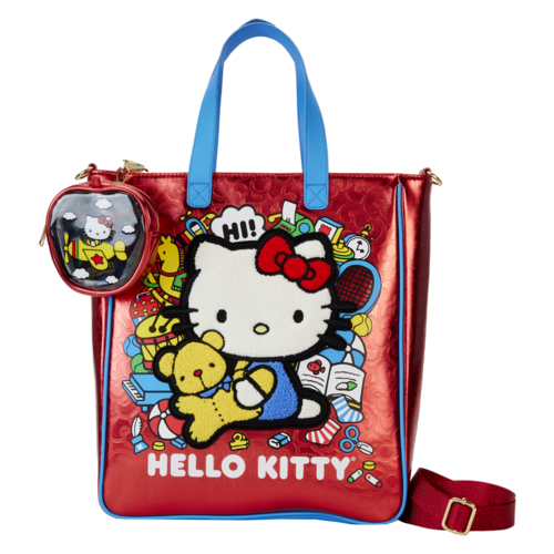 Loungefly Hello Kitty 50th Anniversary tote bag with coin bag