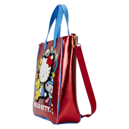 Loungefly Hello Kitty 50th Anniversary tote bag with coin bag