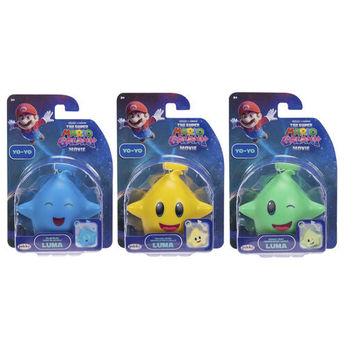 Super Mario Galaxy Movie Lumas assorted Yo Yo figure 6cm