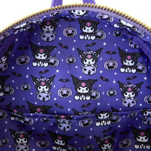 Loungefly Sanrio Kuromi Pumpkin backpack Glow in the dark