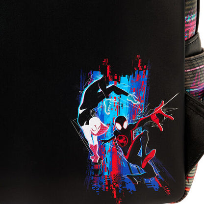 Loungefly Marvel Spiderman Across the Spider-Verse Lenticular backpack 27cm