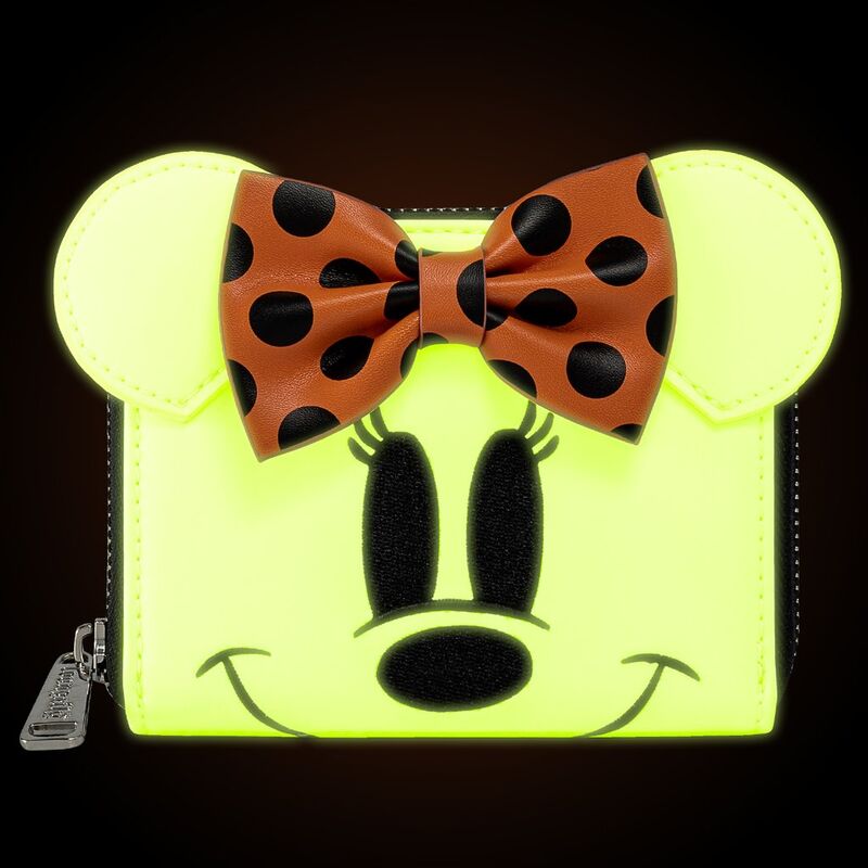 Loungefly Disney Minnie Mouse Ghost Wallet - Glow In The Dark