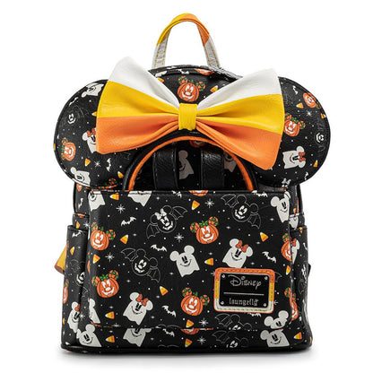 Loungefly Disney Mickey and minnie Spooky Halloween Backpack + Headband Ears set 27cm