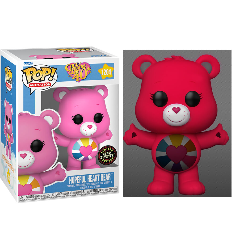 Funko POP figure Care Bears 40th Anniversary Hopeful Heart Bear Chase