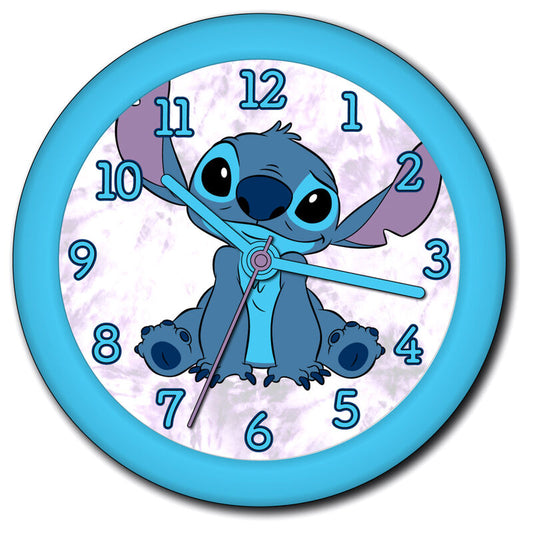 Disney Stitch Kids Blue 25cm Wall clock