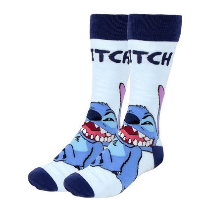 Disney Stitch Pack 3 Adult Cotton Socks Gift Box