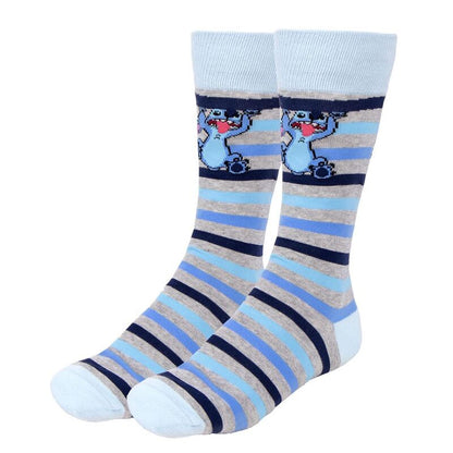 Disney Stitch Pack 3 Adult Cotton Socks Gift Box