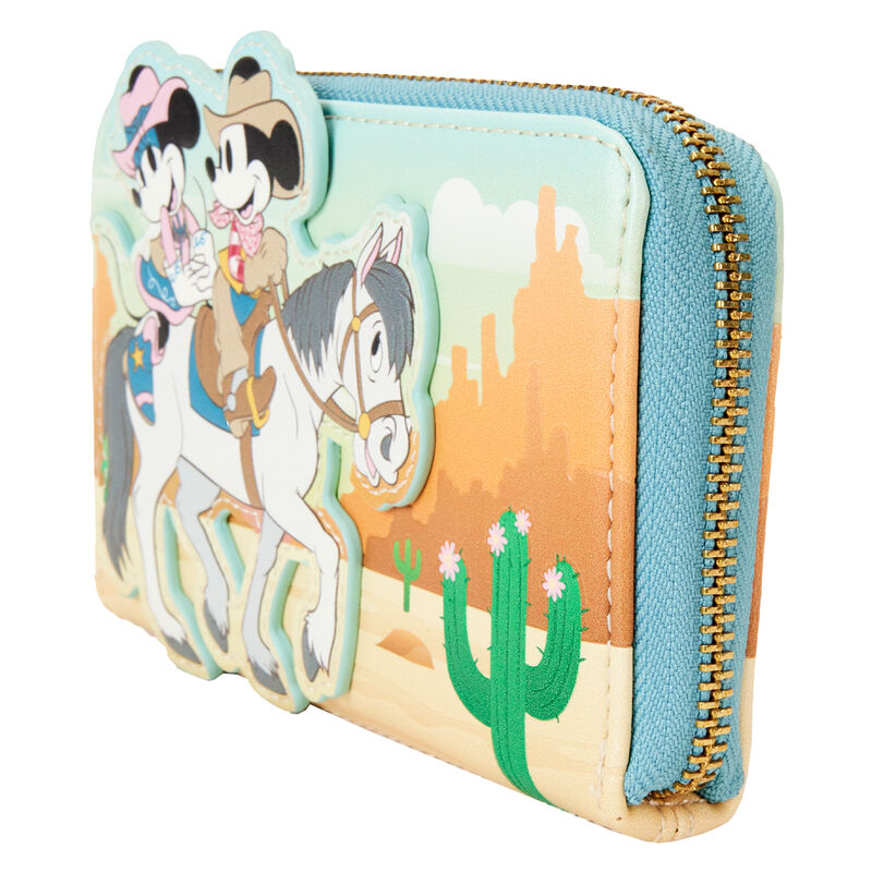 Loungefly Disney Mickey Mouse & Minnie Mouse Western wallet