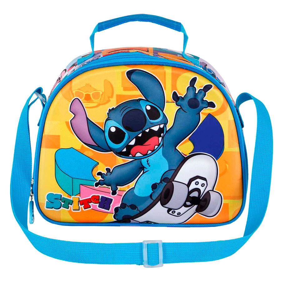 Disney Stitch Skateboard 3D School Lunch Bag