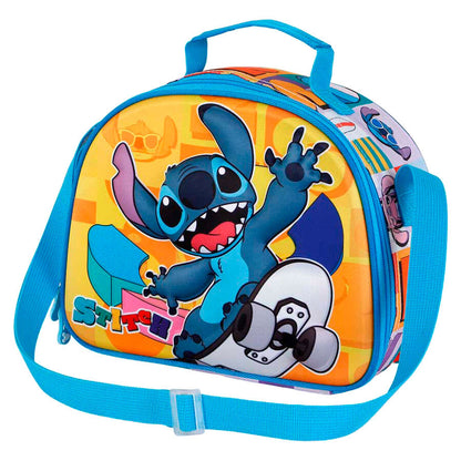 Disney Stitch Skateboard 3D School Lunch Bag