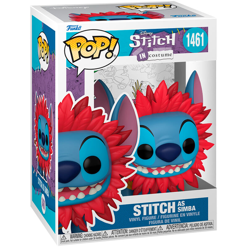 Funko POP figure Disney Stitch As Simba Lion King