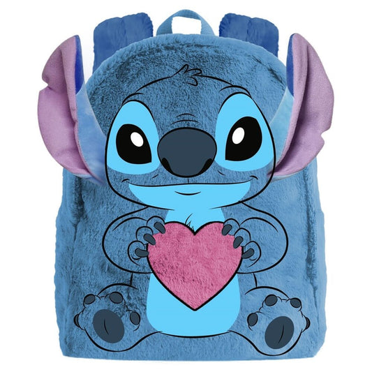 Disney Stitch Heart Plush Backpack