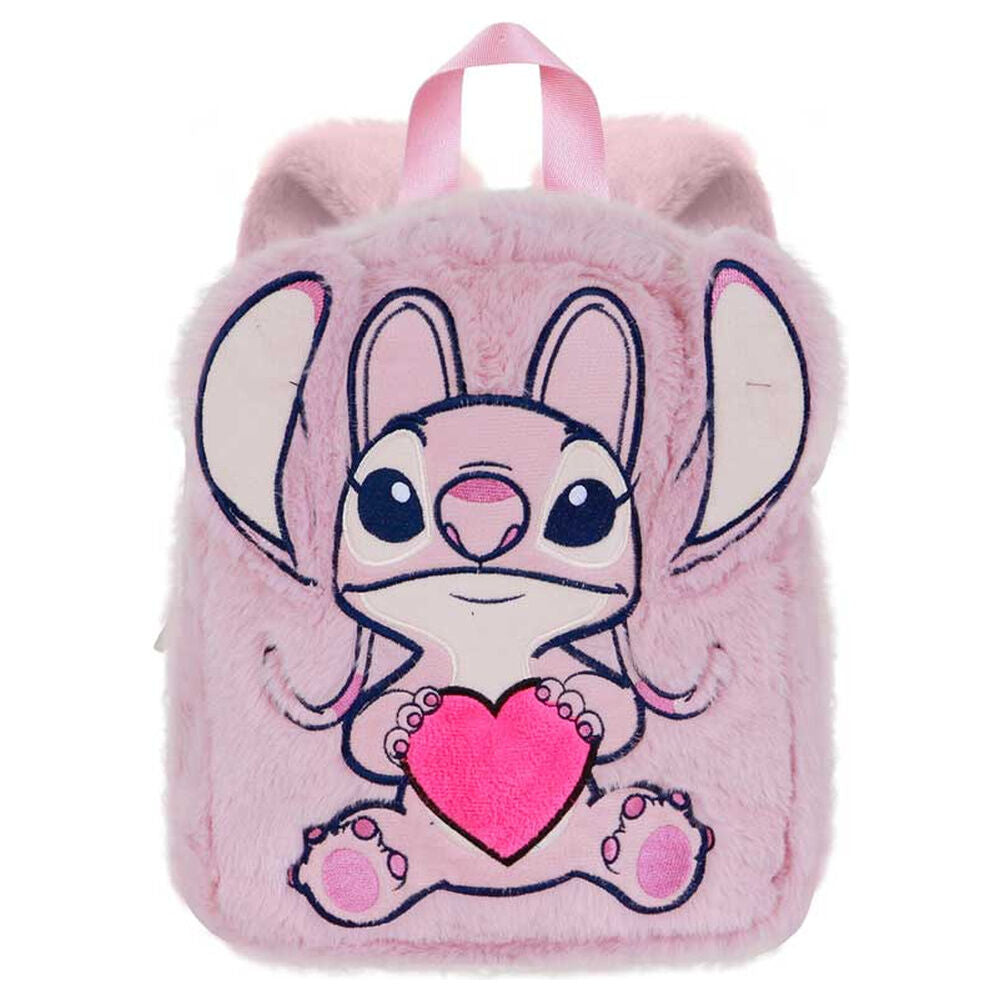 Disney Stitch Heart Angel Plush Backpack