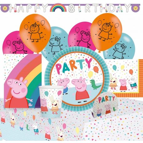 Peppa Pig Tableware Birthday Party Set 56 pieces in box